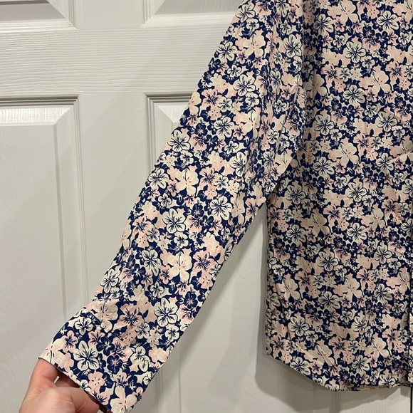 Secret Wash Shirting for J. Crew Hawaiian Slim Button Down Shirt Size Medium - Picture 4 of 8